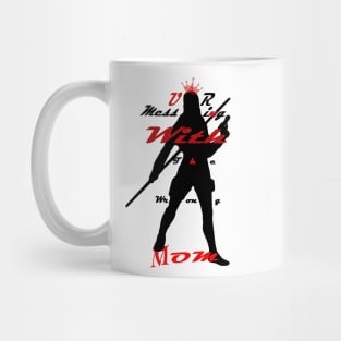 Super mom black widow style Mug